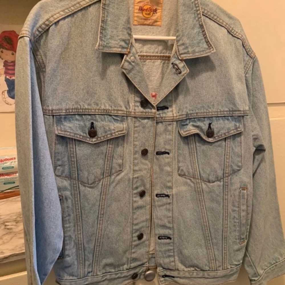 Hard rock denim jacket